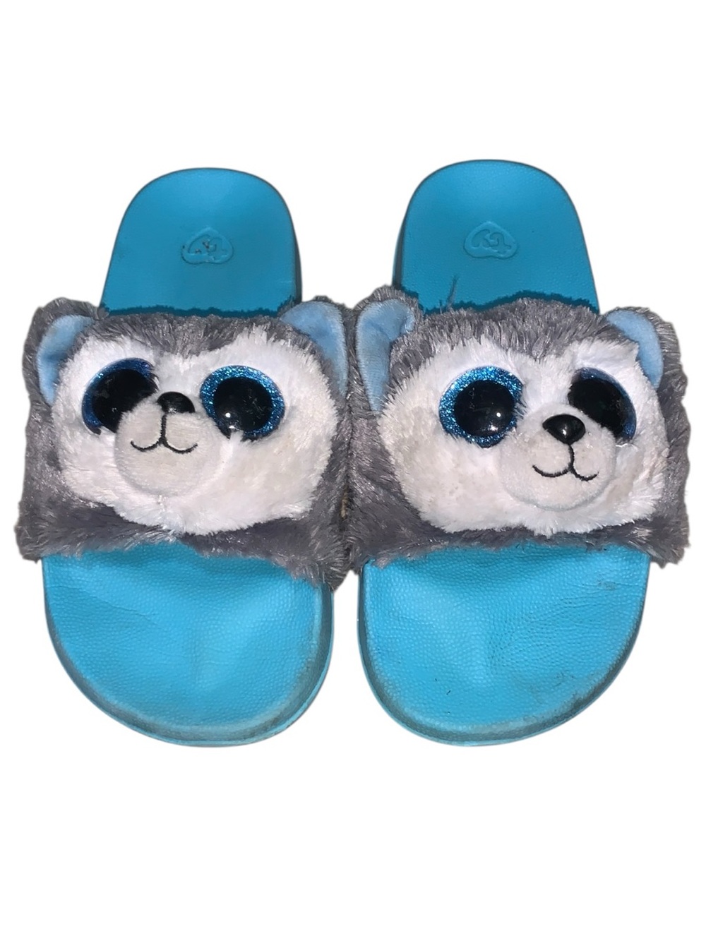 TY Beanie Baby Slush Wolf Plush Sides Girls Size 1-3